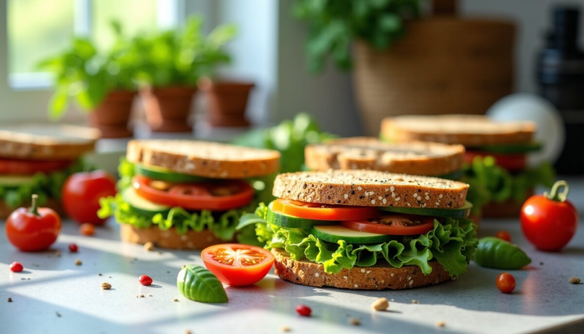 Cuisine légère : 5 recettes de sandwiches végétariens pour combler les petites faims