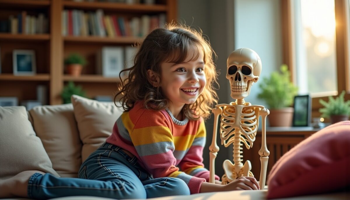 À 9 ans, cette jeune fille donne vie à un squelette grâce à l'intelligence artificielle : découvrez Oncle Murray